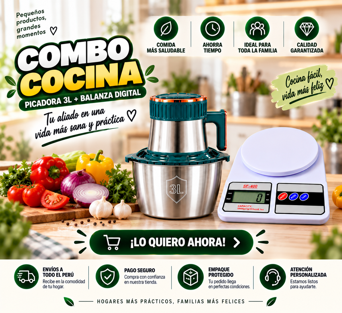 COMBO: PICADOR MAS BALANZA